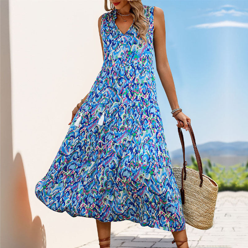 BEAUMONT NICE | ROBE MIDI VIBRANTE POUR FEMMES