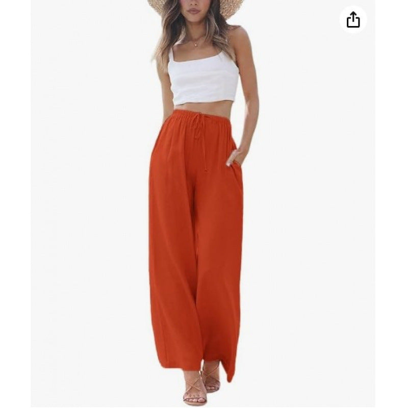 BEAUMONT NICE | PANTALONS CLASSIQUES À JAMBES LARGES POUR FEMMES