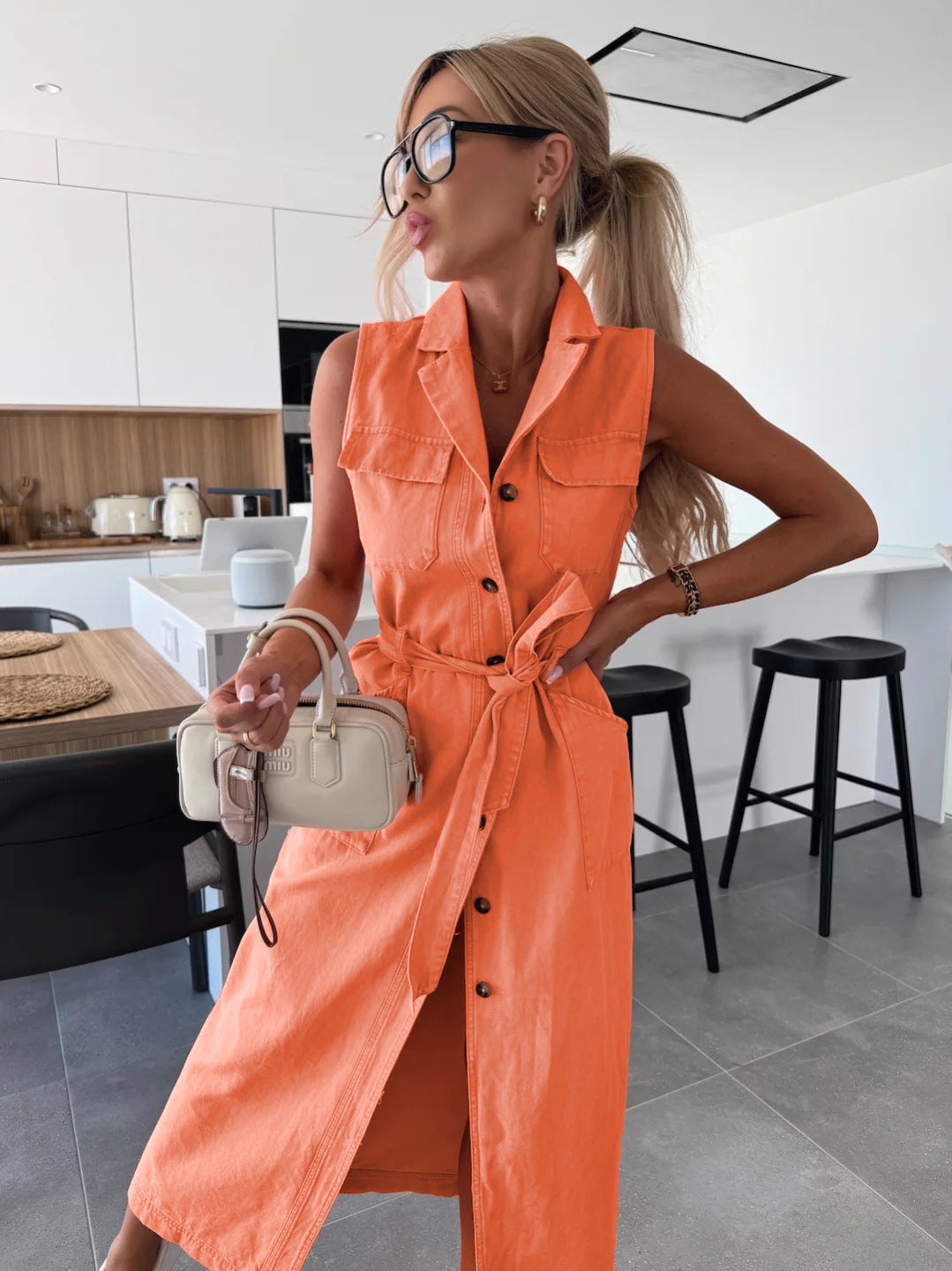 BEAUMONT NICE | ROBE EN JEAN MODERNE POUR FEMME