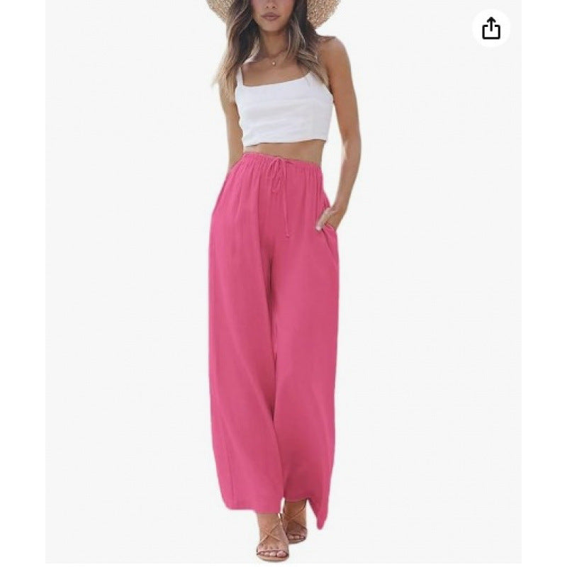 BEAUMONT NICE | PANTALONS CLASSIQUES À JAMBES LARGES POUR FEMMES
