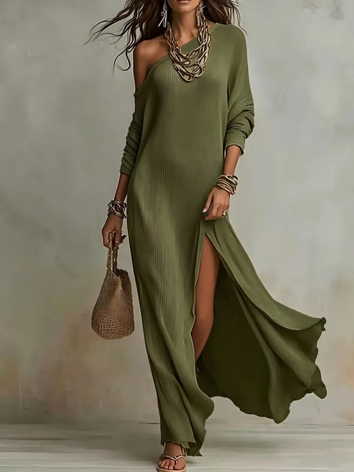BEAUMONT NICE | ROBE À UNE ÉPAULE POUR FEMMES