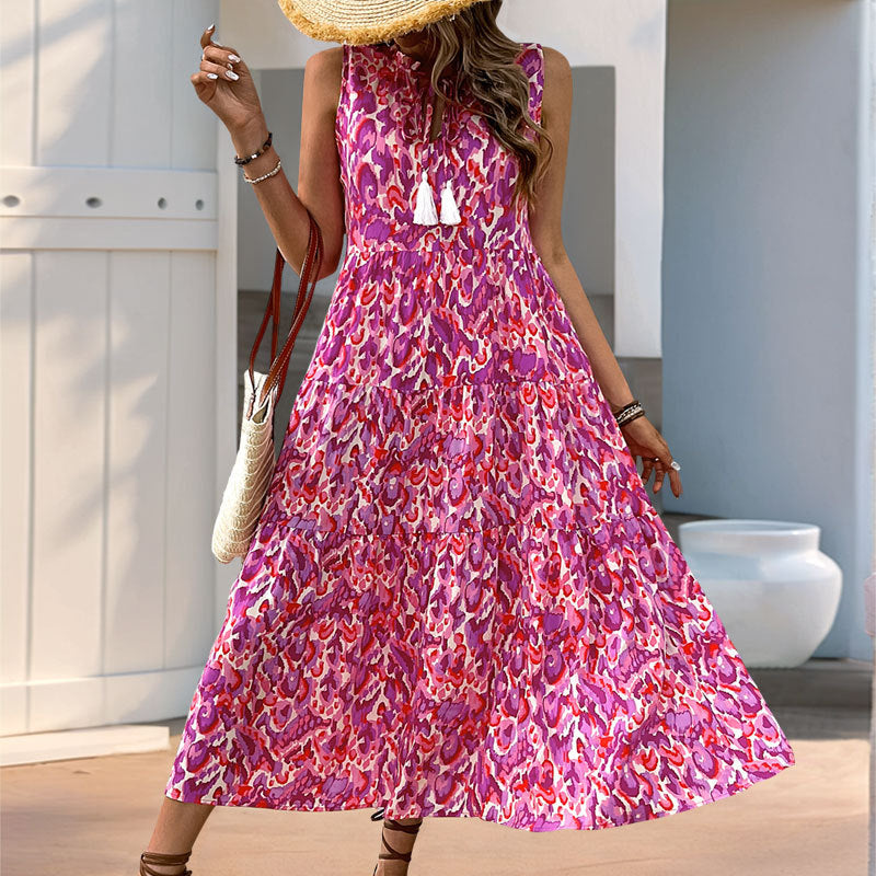 BEAUMONT NICE | ROBE MIDI VIBRANTE POUR FEMMES