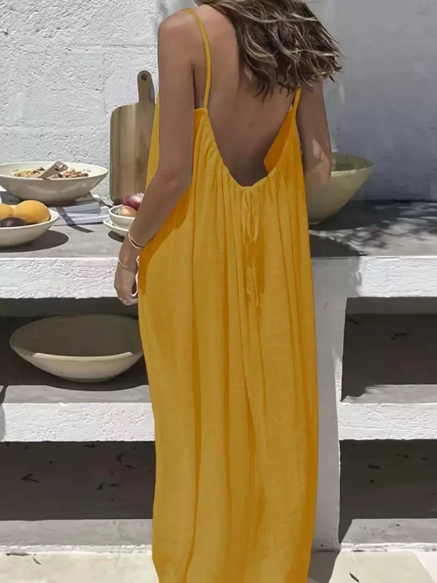 BEAUMONT NICE | ROBE SPAGHETTI POUR FEMMES