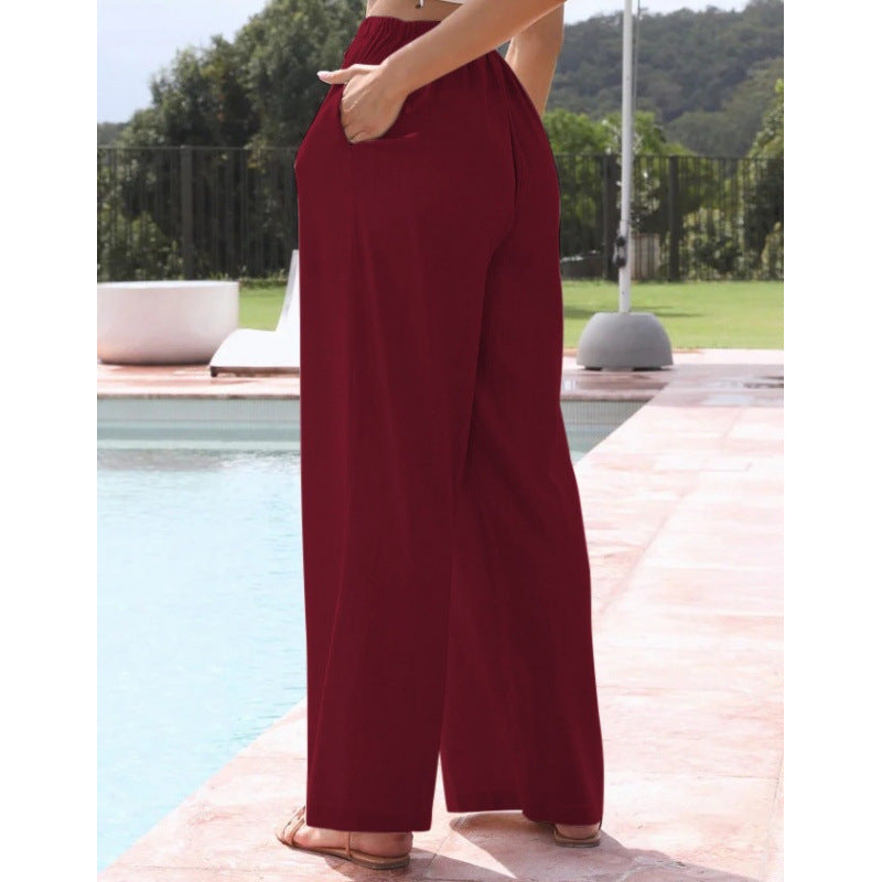 BEAUMONT NICE | PANTALONS CLASSIQUES À JAMBES LARGES POUR FEMMES