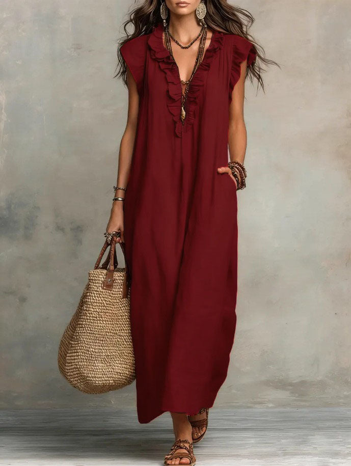 BEAUMONT NICE | ROBE BOHÉMIENNE CHIC ET FLUIDE POUR FEMMES