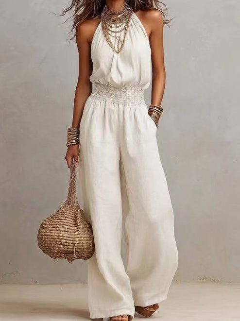 BEAUMONT NICE | CHIC SALOPETTE À JAMBES LARGES POUR FEMMES