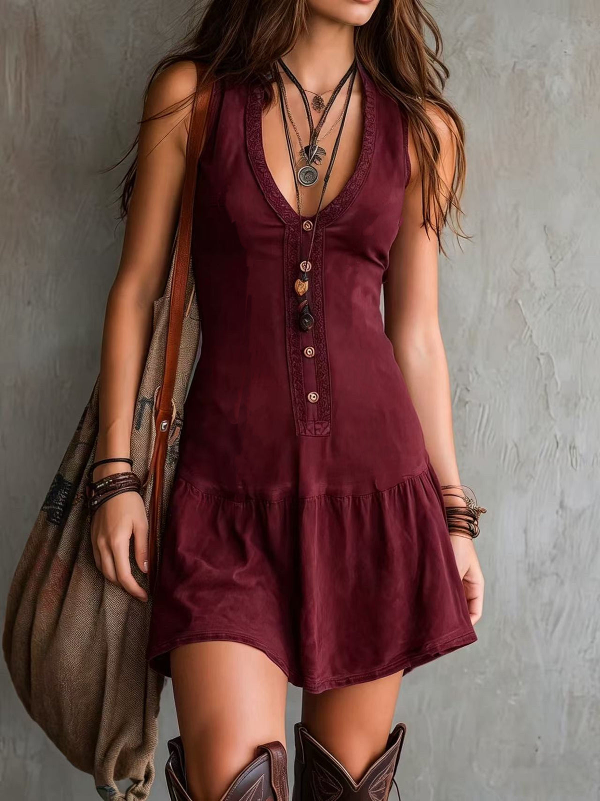 BEAUMONT NICE | ROBE BOHÉMIENNE D'ÉTÉ POUR FEMMES