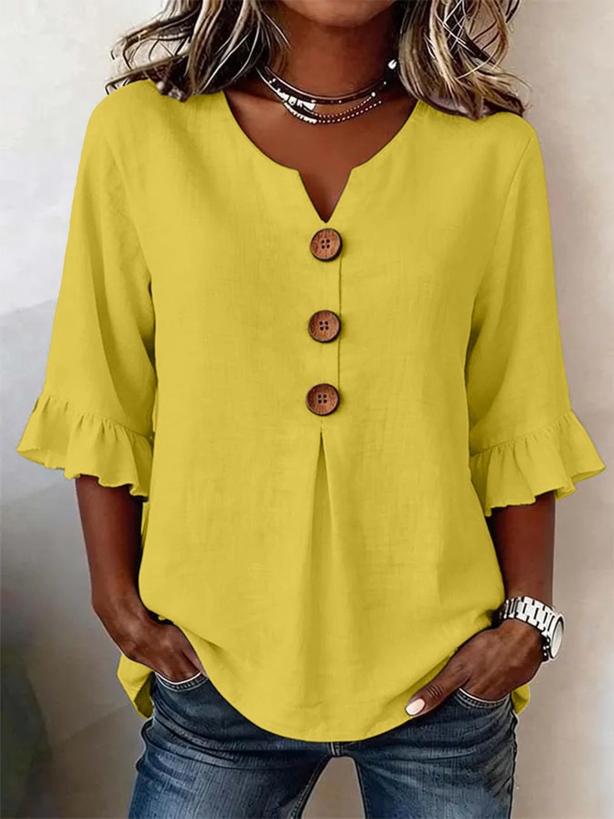 BEAUMONT NICE | BLOUSE À VOLANTS ROMANTIQUE POUR FEMMES