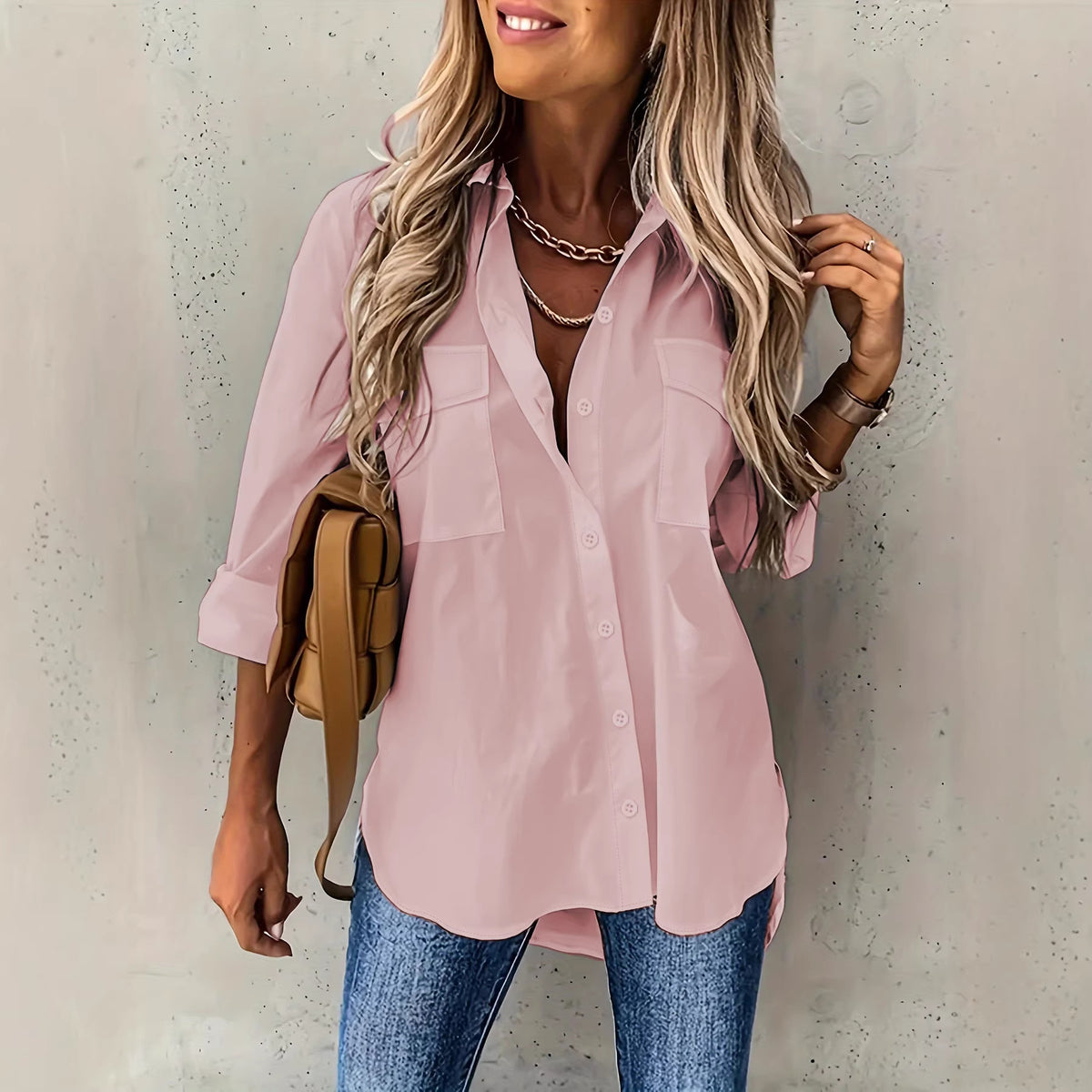 BEAUMONT NICE | CHEMISE FORMELLE CLASSIQUE À MANCHES LONGUES POUR FEMMES