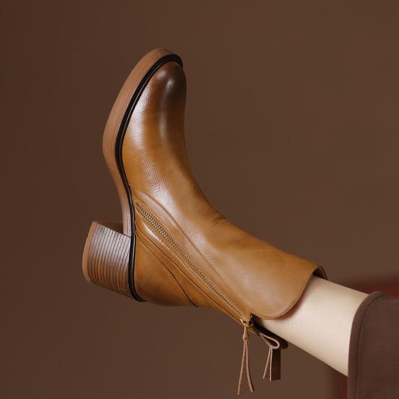 BEAUMONT NICE | BOTTINES À TALON BLOQUÉ POUR FEMMES
