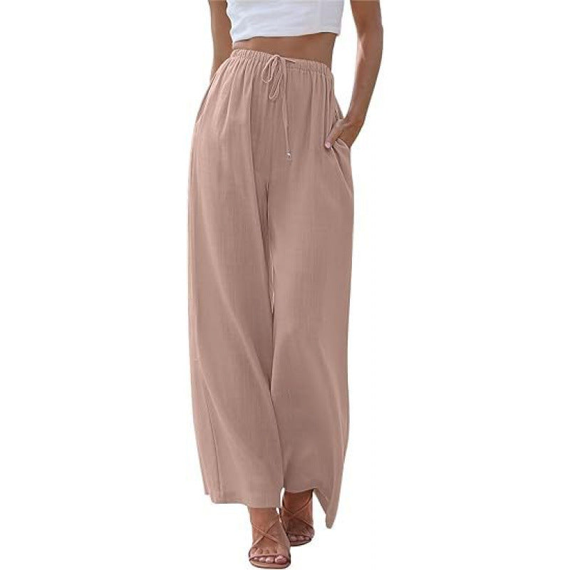 BEAUMONT NICE | PANTALONS CLASSIQUES À JAMBES LARGES POUR FEMMES