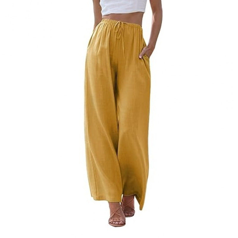 BEAUMONT NICE | PANTALONS CLASSIQUES À JAMBES LARGES POUR FEMMES