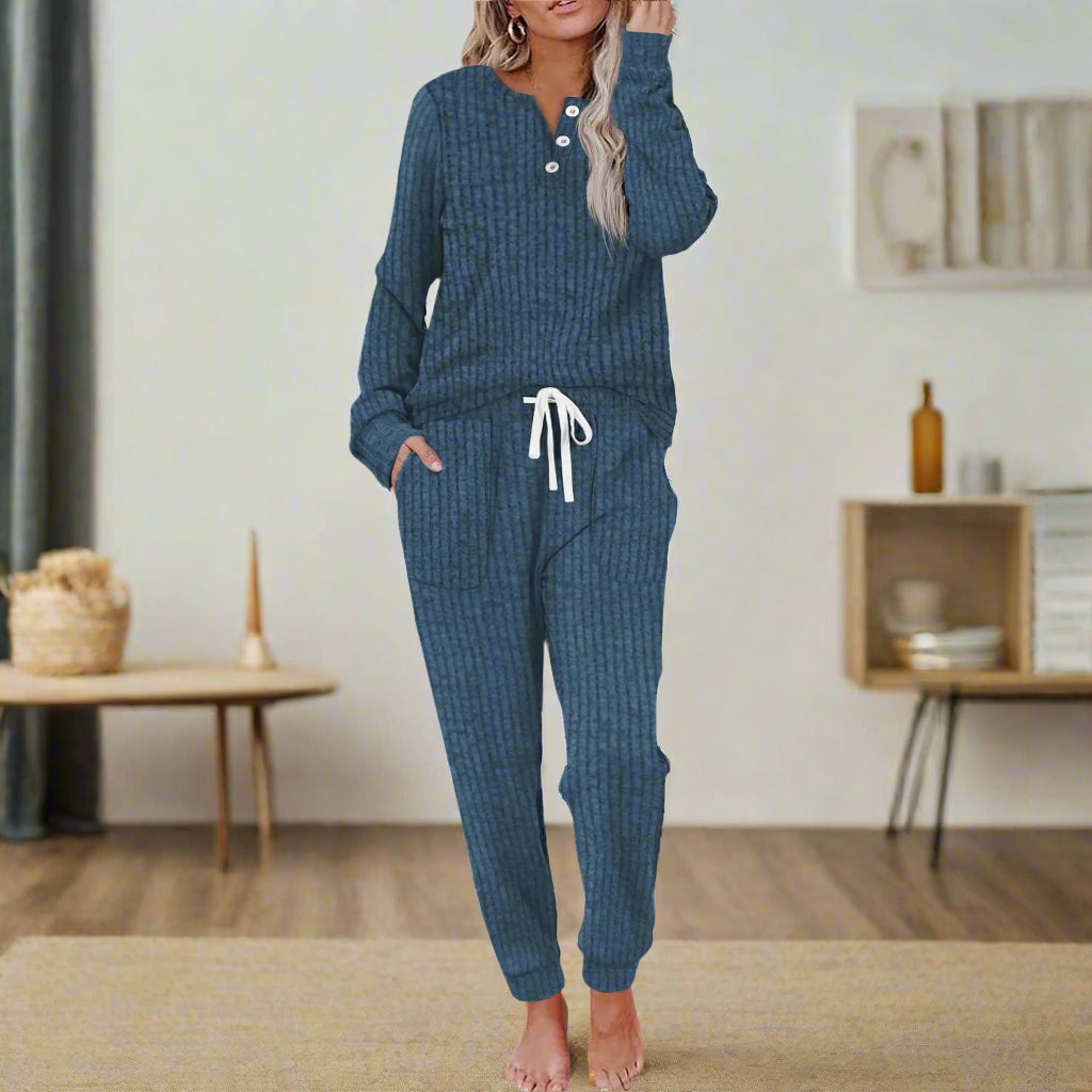 BEAUMONT NICE | ENSEMBLE PYJAMA CÔTELÉ POUR FEMMES
