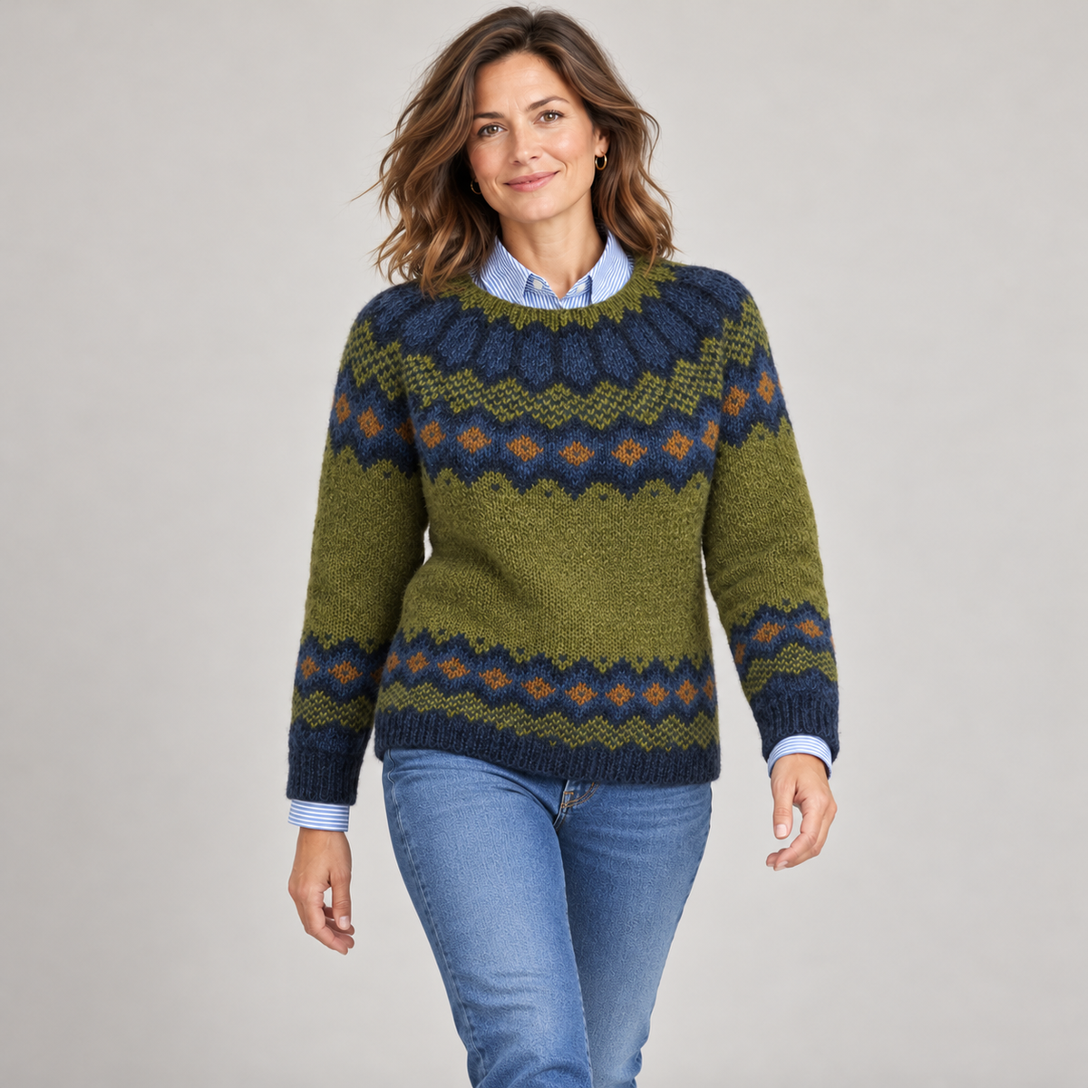 BEAUMONT NICE | SWEAT À MOTIF DIAMANT POUR FEMMES