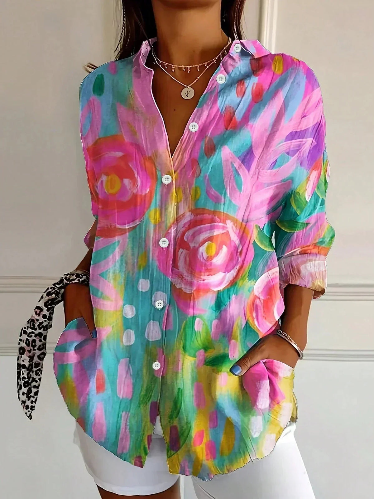 BEAUMONT NICE | BLOUSE IMPRIMÉE POUR FEMMES