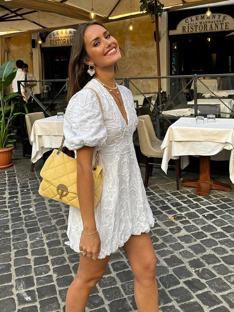 BEAUMONT NICE | ROBE À VOLANTS POUR FEMMES