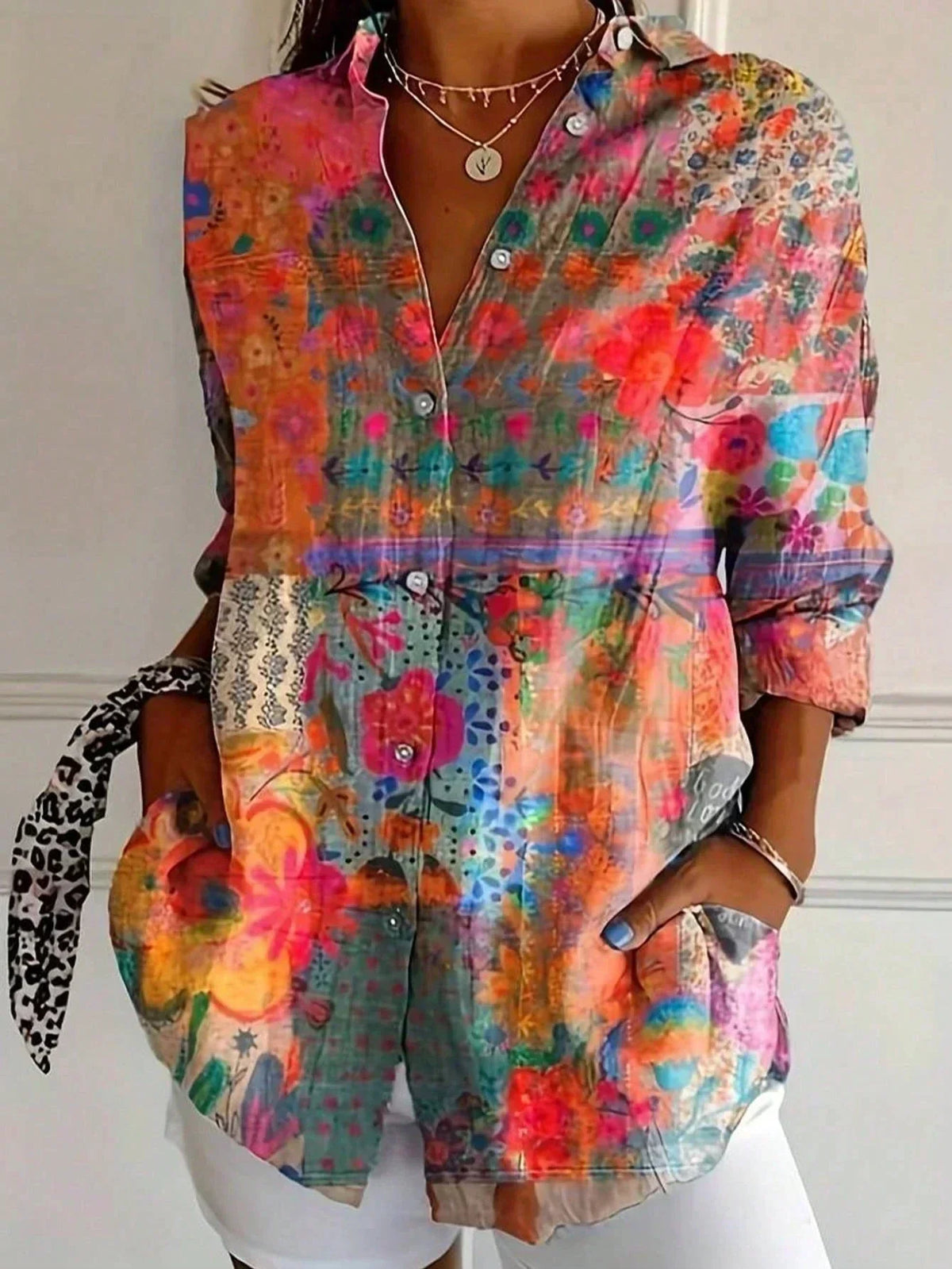BEAUMONT NICE | BLOUSE IMPRIMÉE POUR FEMMES