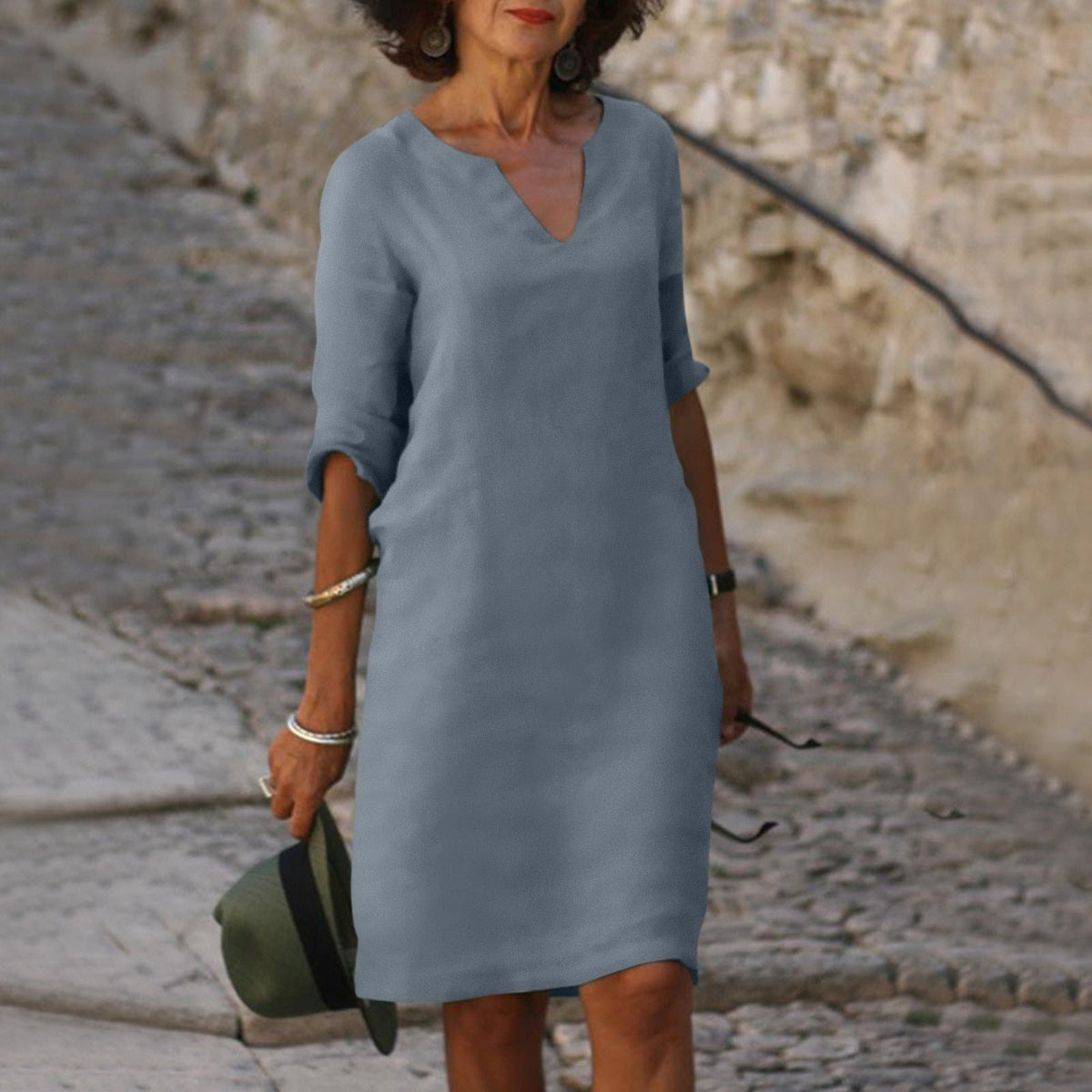 BEAUMONT NICE | ROBE À MANCHES TROIS QUARTS POUR FEMMES