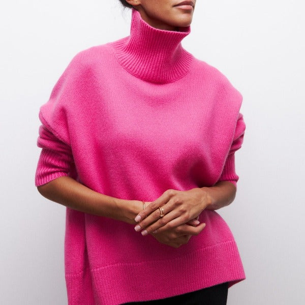 BEAUMONT NICE | PULL COL ROULÉ INTEMPOREL POUR FEMMES