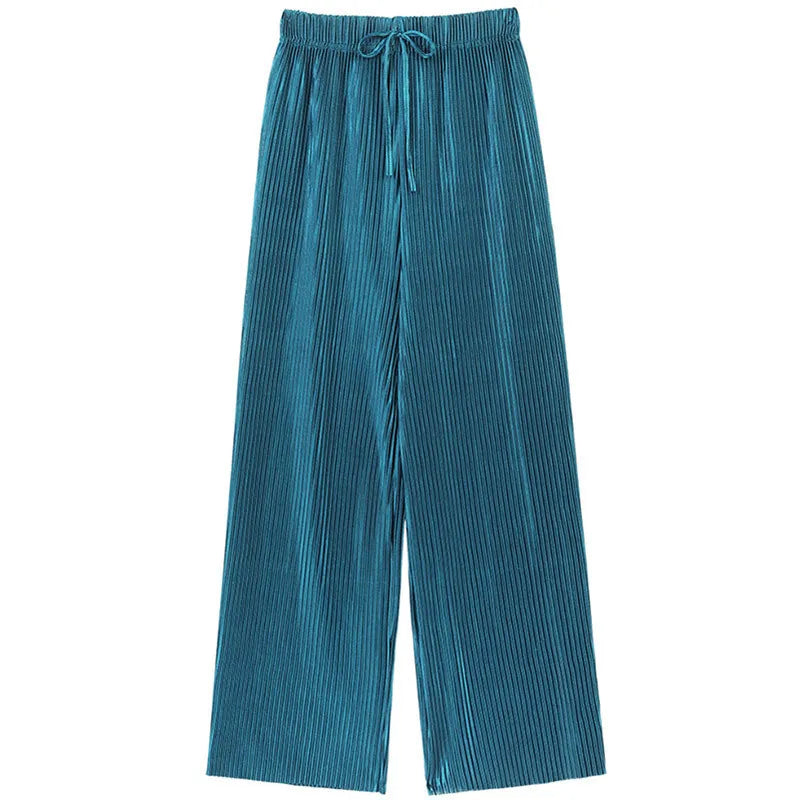 BEAUMONT NICE | PANTALONS PLISÉS À JAMBES LARGES POUR FEMMES