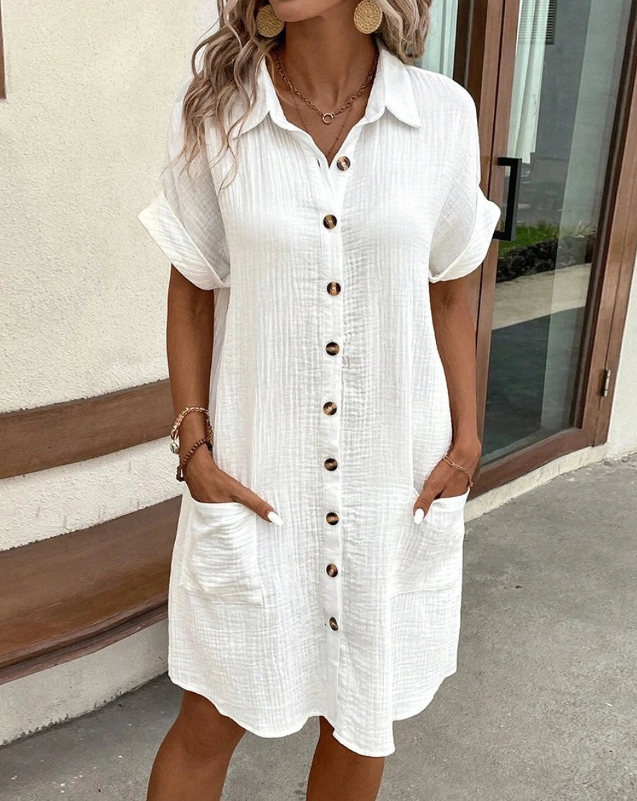 BEAUMONT NICE | ROBE MINI À COL EN V POUR FEMMES