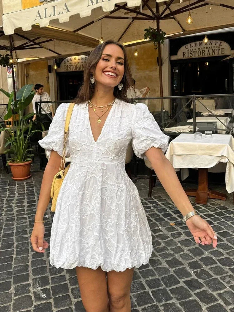 BEAUMONT NICE | ROBE À VOLANTS POUR FEMMES