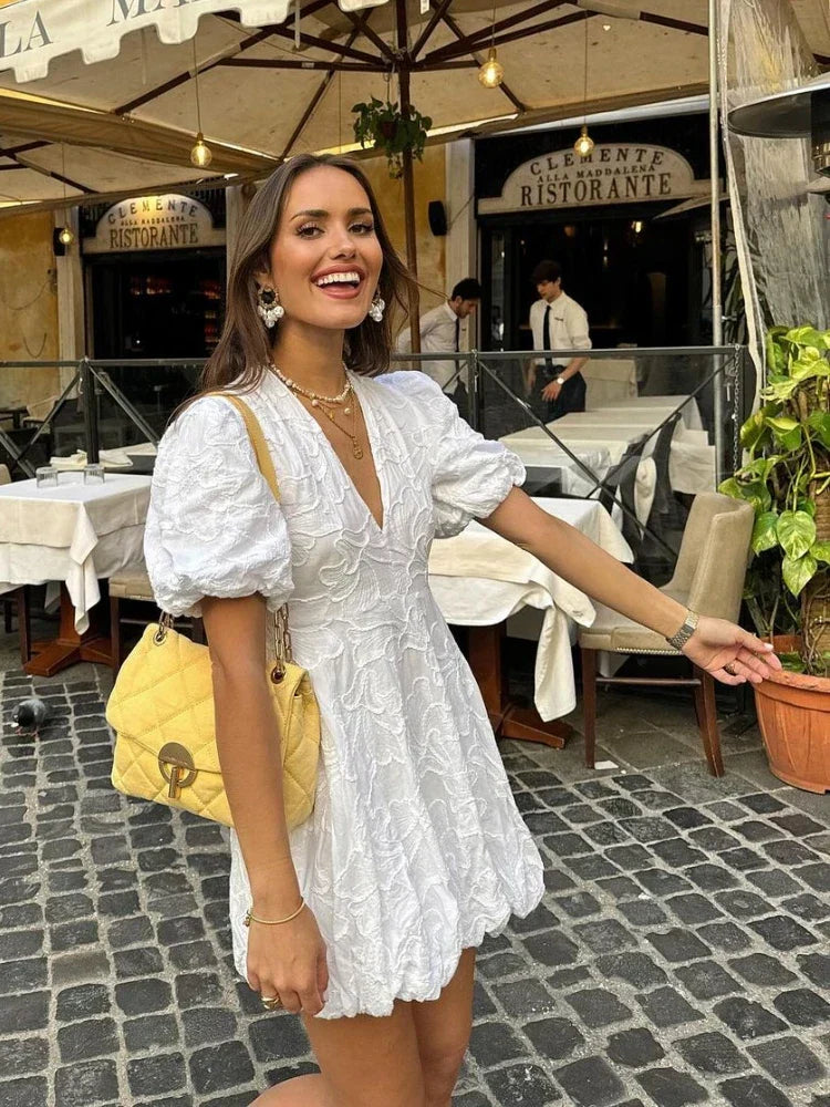 BEAUMONT NICE | ROBE À VOLANTS POUR FEMMES