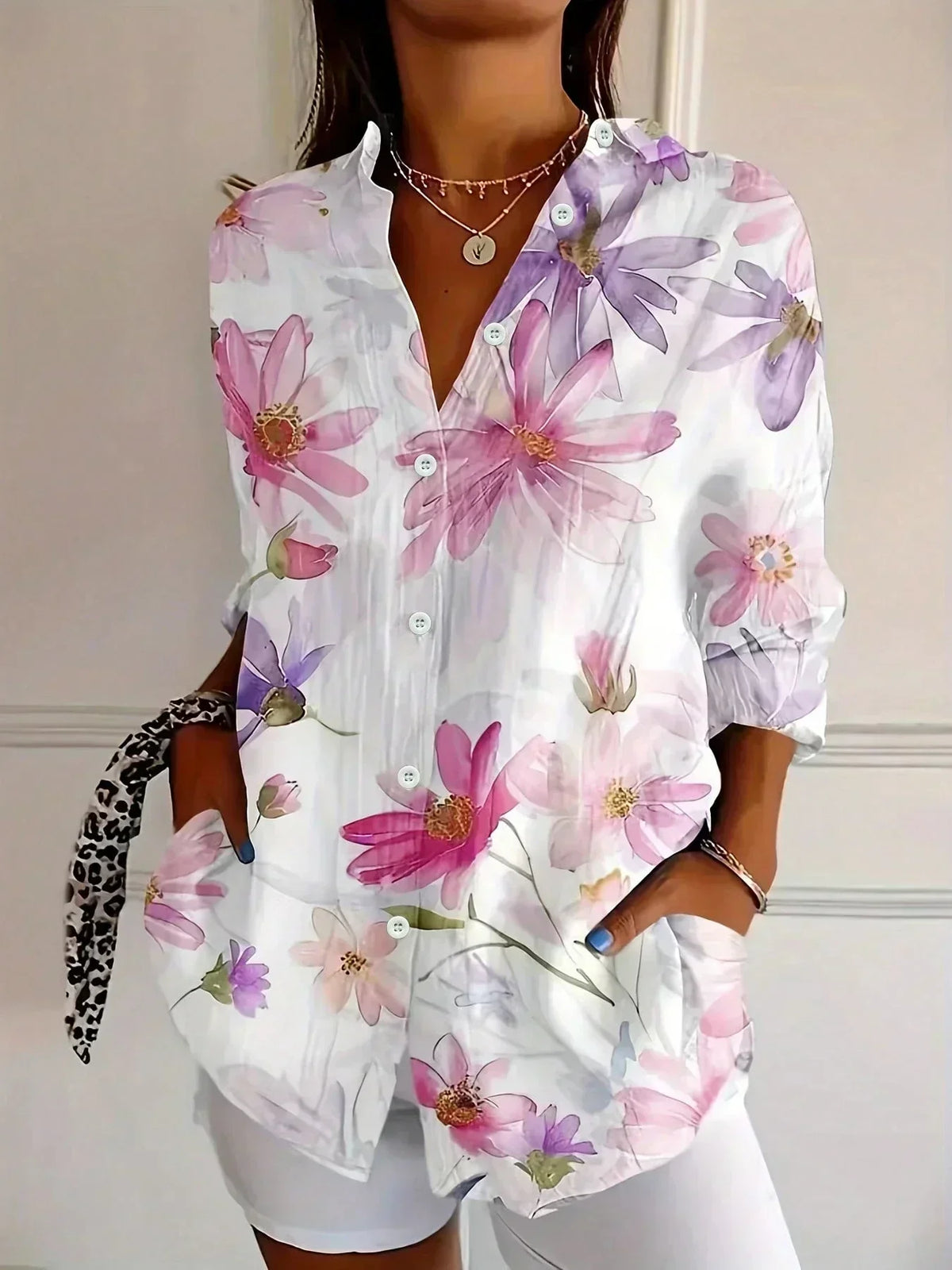 BEAUMONT NICE | BLOUSE IMPRIMÉE POUR FEMMES