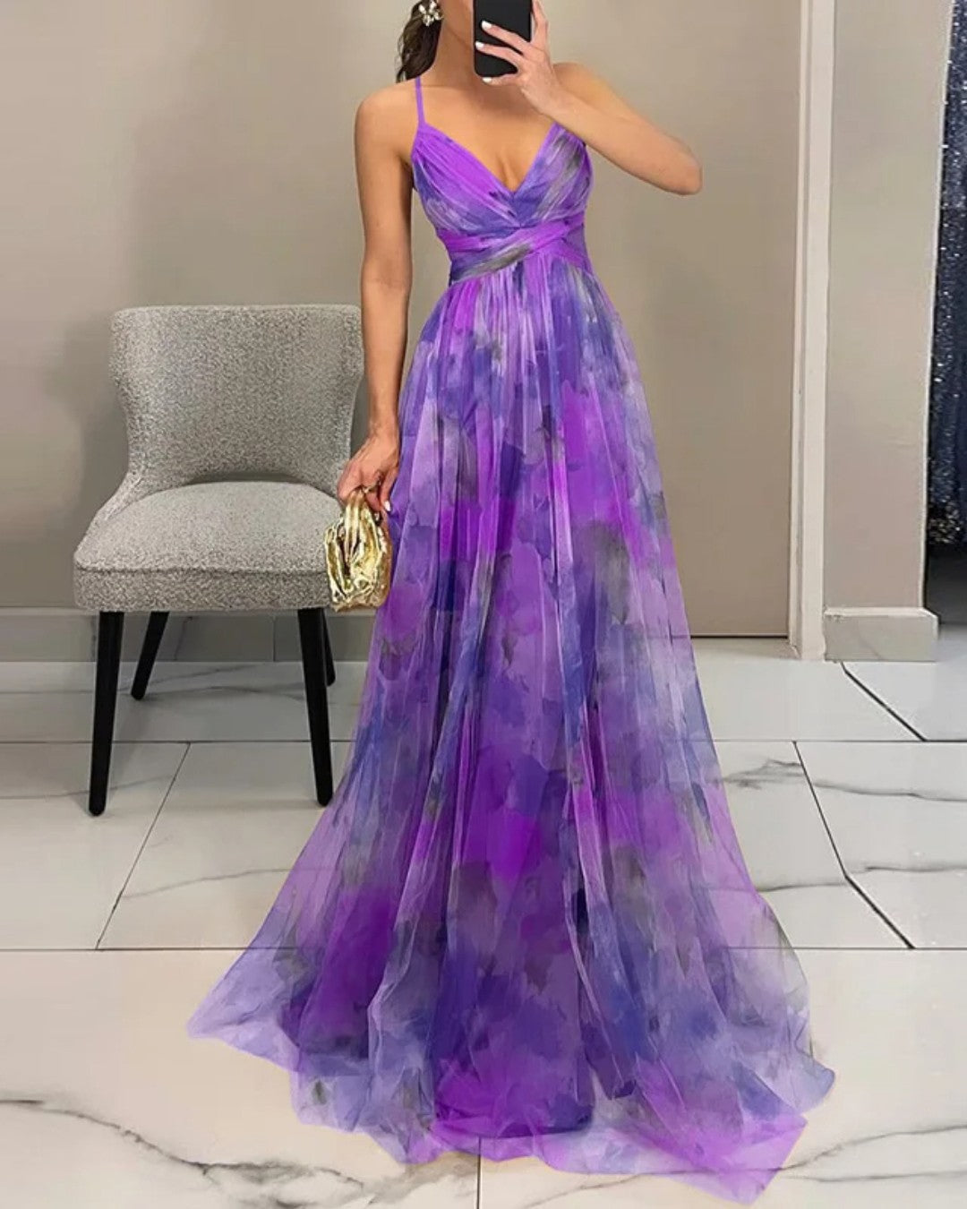 BEAUMONT NICE | ROBE MAXI FLORALE POUR FEMMES
