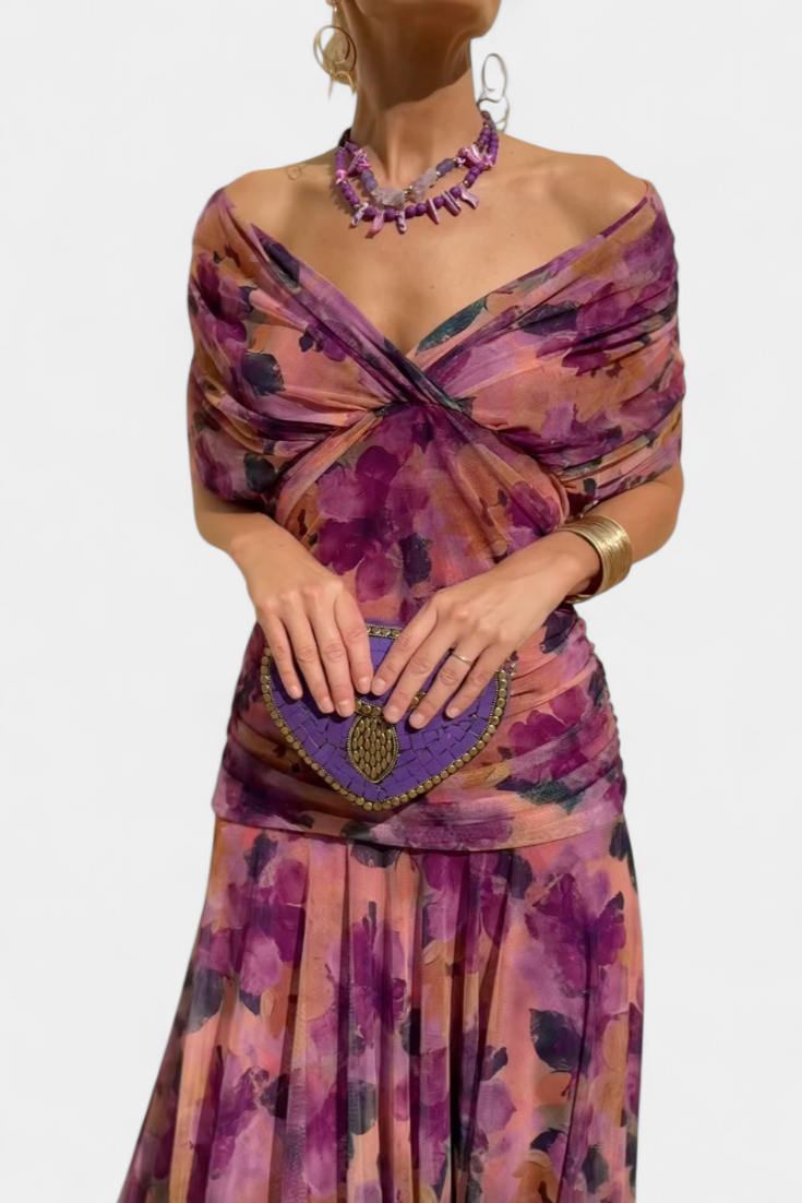 BEAUMONT NICE | ROBE DRAPÉE ÉLÉGANTE POUR FEMMES