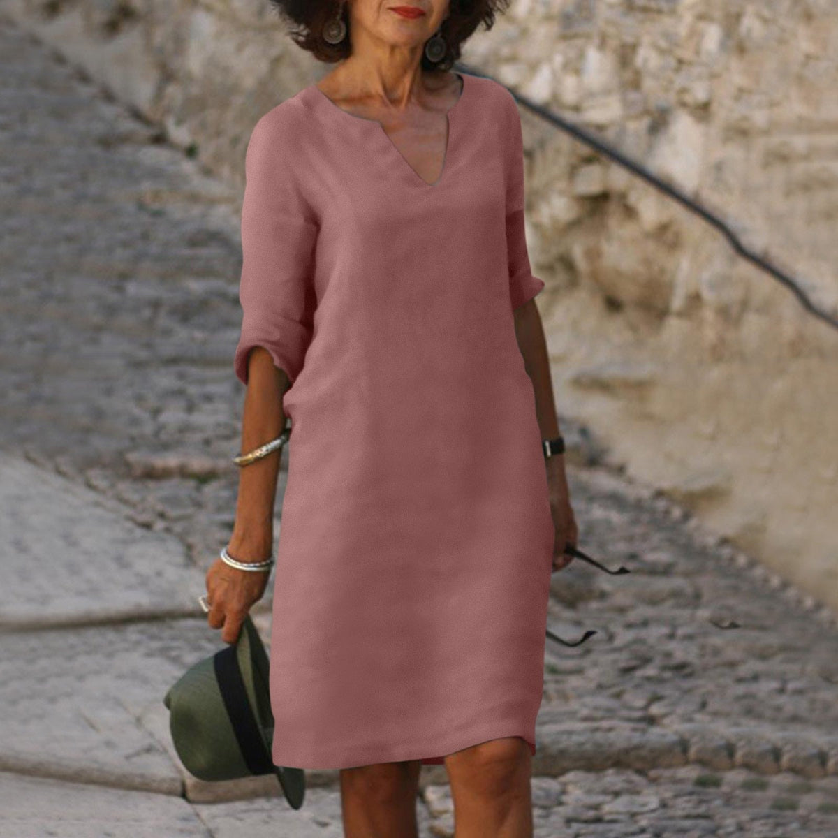 BEAUMONT NICE | ROBE À MANCHES TROIS QUARTS POUR FEMMES