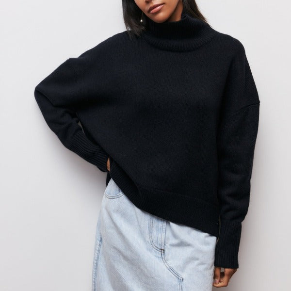 BEAUMONT NICE | PULL COL ROULÉ INTEMPOREL POUR FEMMES