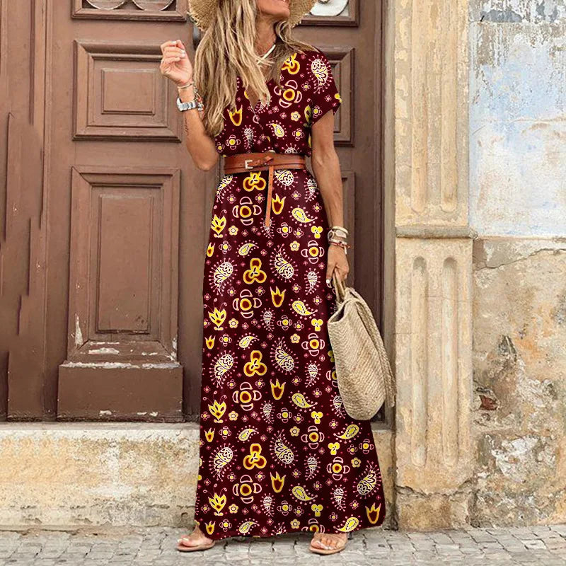 BEAUMONT NICE | ROBE IMPRIMÉE POUR FEMMES