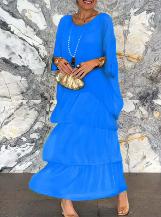 BEAUMONT NICE | ROBE MAXI FLUIDE POUR FEMMES