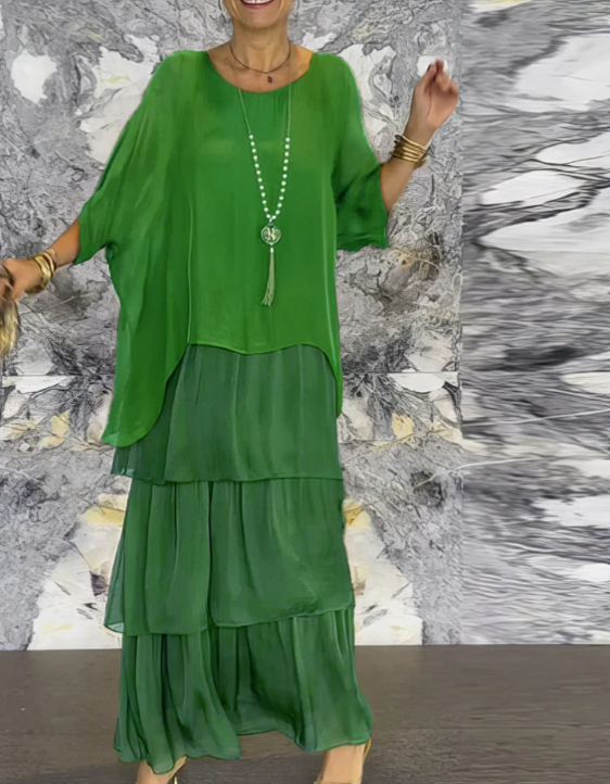 BEAUMONT NICE | ROBE MAXI FLUIDE POUR FEMMES