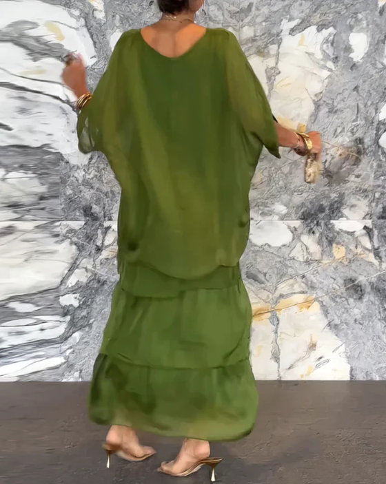 BEAUMONT NICE | ROBE MAXI FLUIDE POUR FEMMES