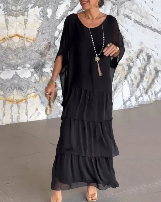 BEAUMONT NICE | ROBE MAXI FLUIDE POUR FEMMES