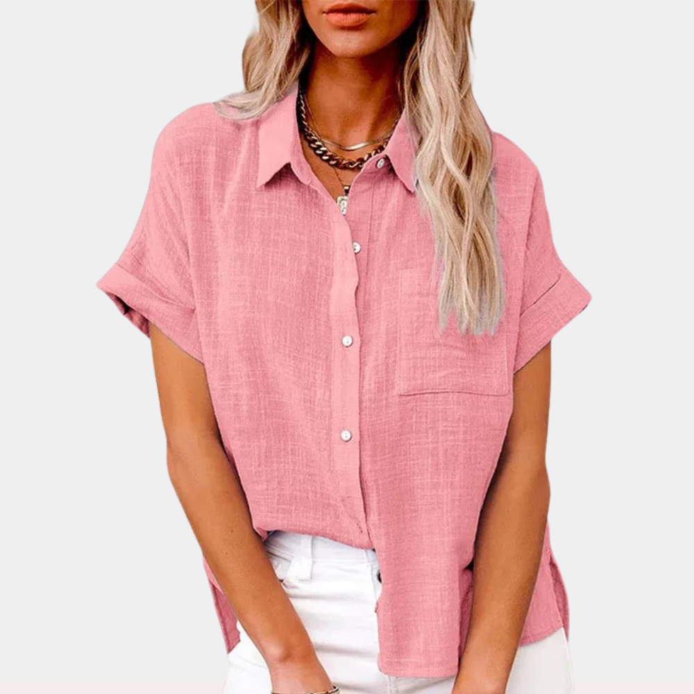 BEAUMONT NICE | BLOUSE À COL RELAXÉE POUR FEMMES