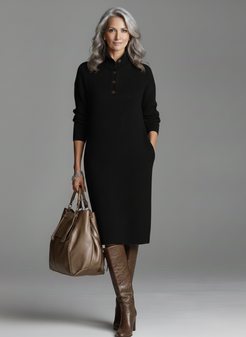 BEAUMONT NICE | ROBE MIDI RIBBÉE POUR FEMMES