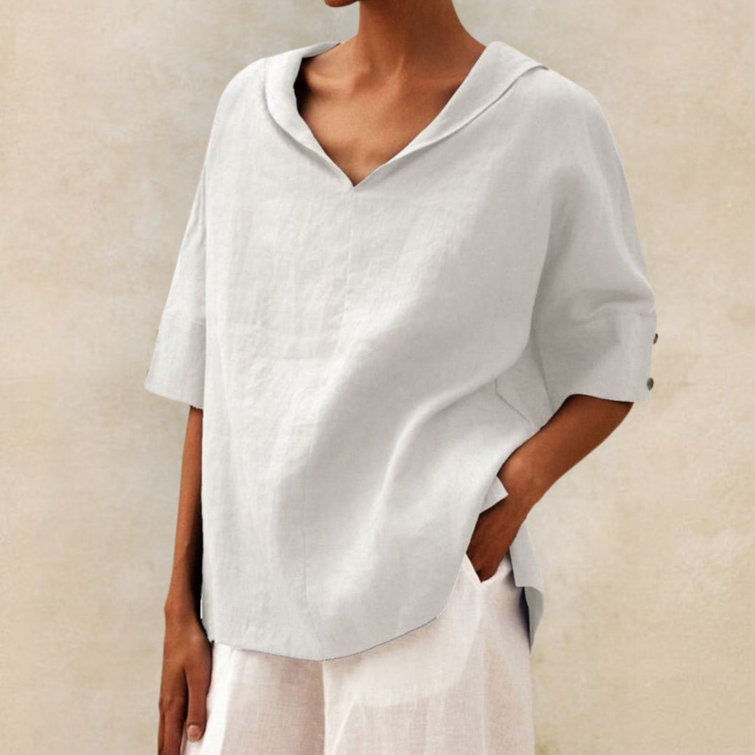 BEAUMONT NICE | CHEMISE À COL EN V POUR FEMME