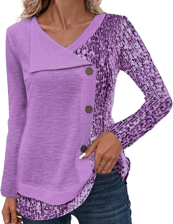 BEAUMONT NICE | PULL ASYMÉTRIQUE À BOUTON POUR FEMMES