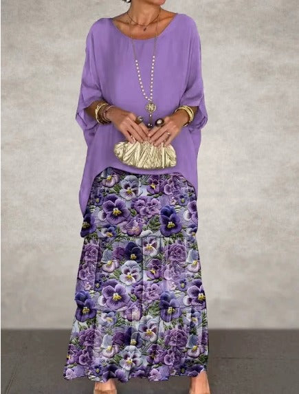 BEAUMONT NICE | ROBE MAXI FLUIDE POUR FEMMES
