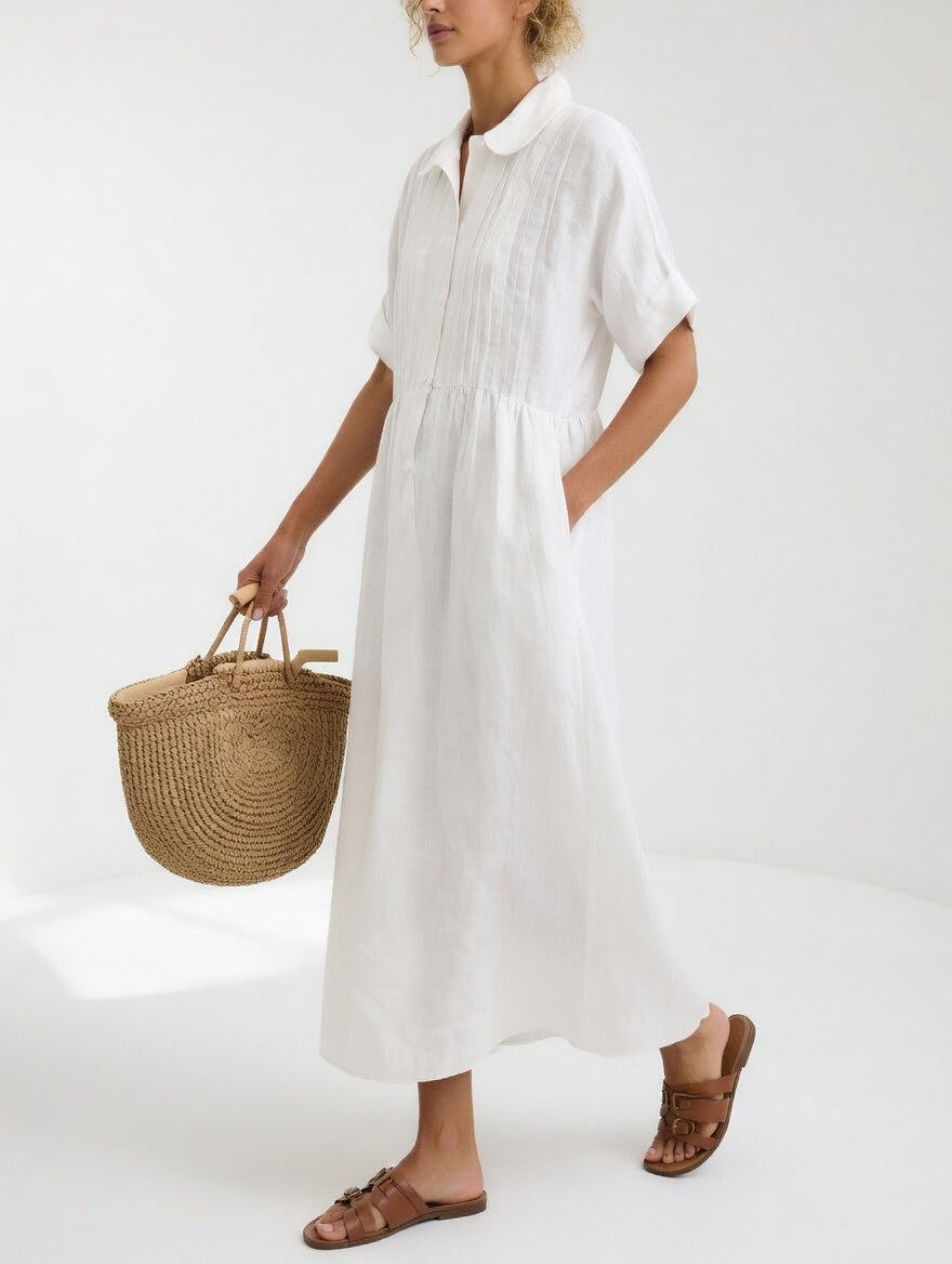 BEAUMONT NICE | ROBE CHEMISE FLUIDE POUR FEMMES