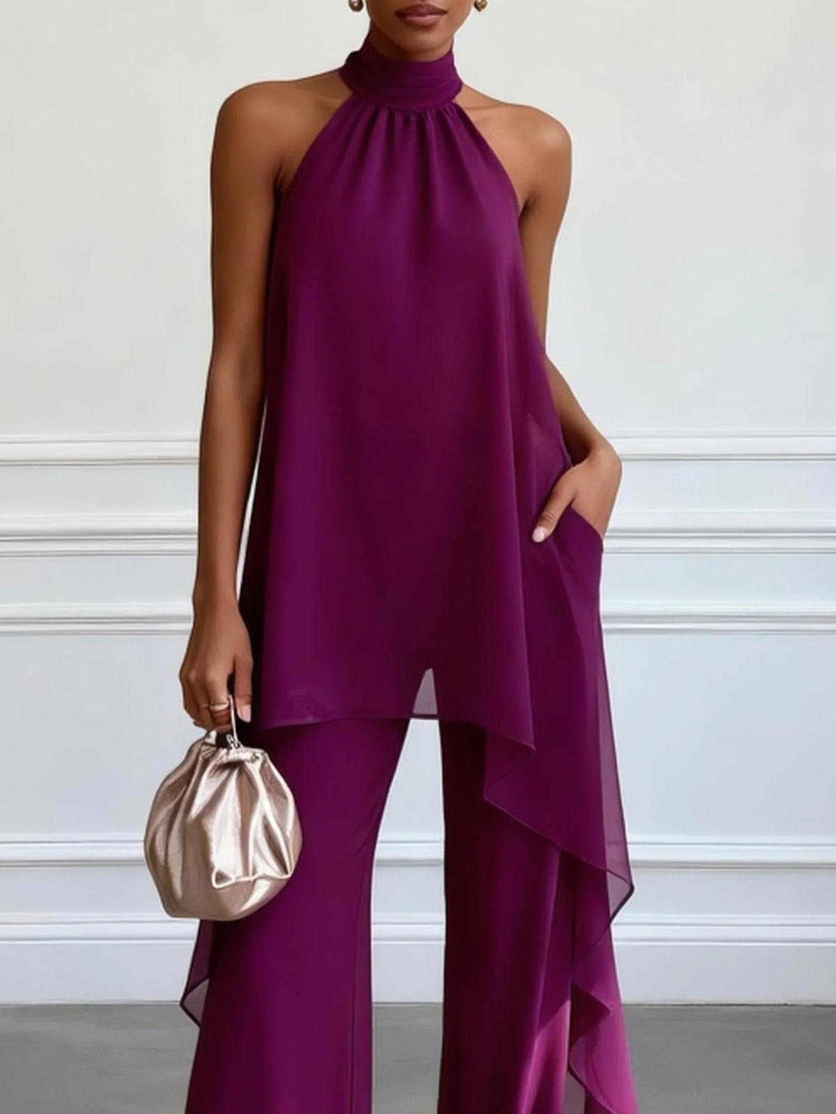 BEAUMONT NICE | ENSEMBLE HALTER ÉLÉGANT POUR FEMMES