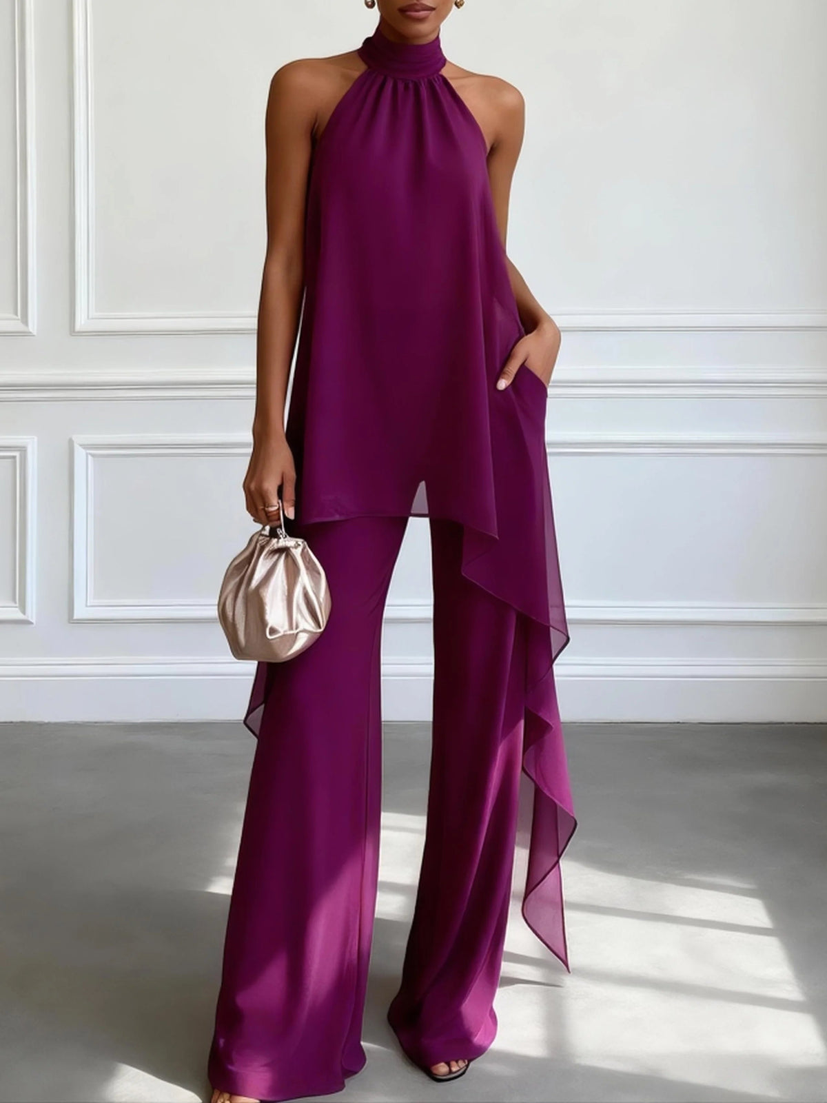 BEAUMONT NICE | ENSEMBLE HALTER ÉLÉGANT POUR FEMMES