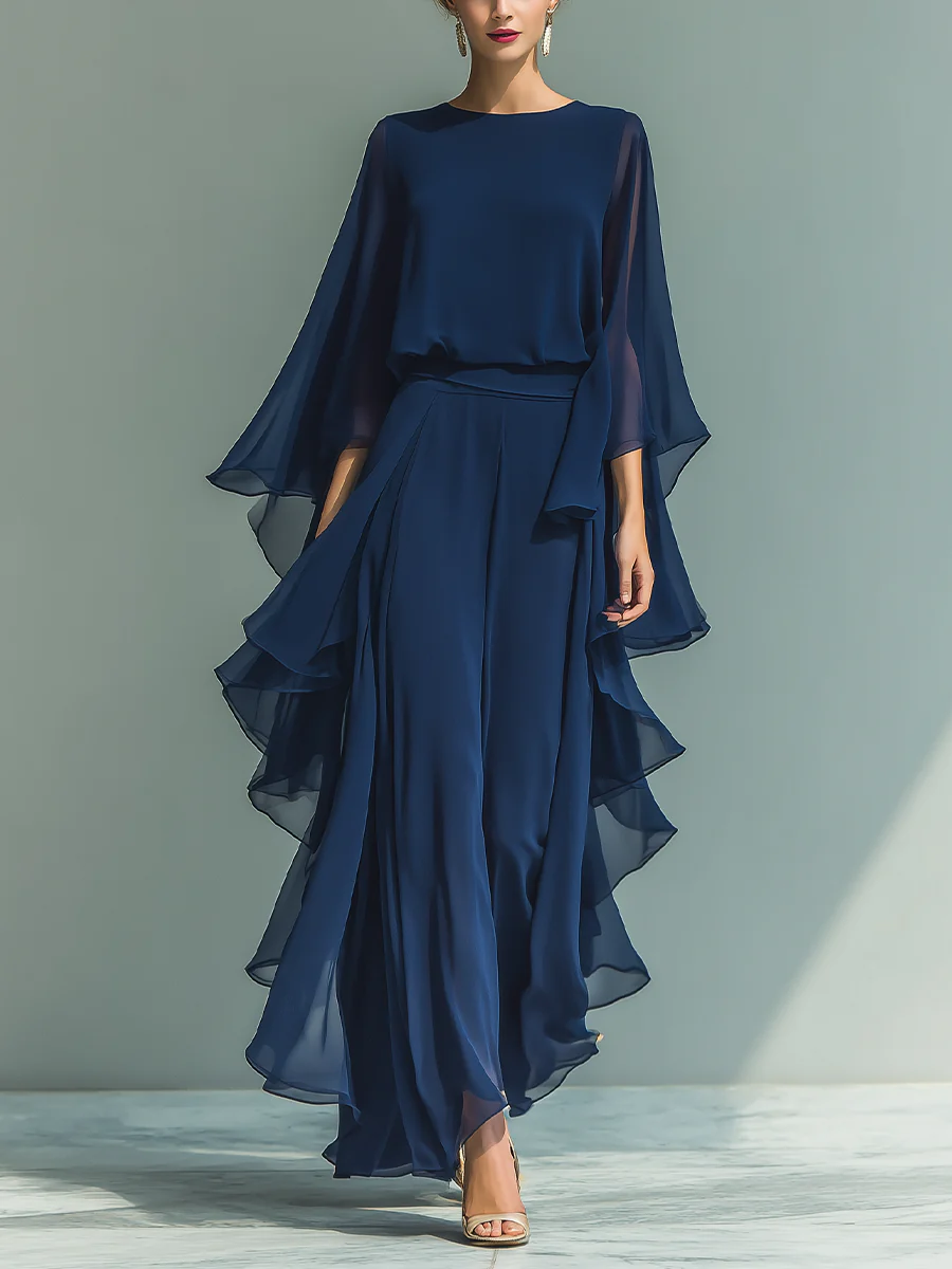 BEAUMONT NICE | ENSEMBLE CHIFFON PANTALON POUR FEMMES