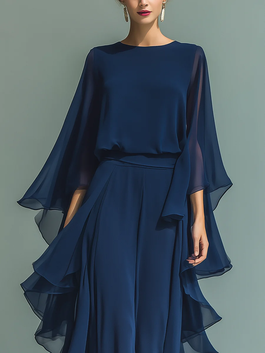 BEAUMONT NICE | ENSEMBLE CHIFFON PANTALON POUR FEMMES