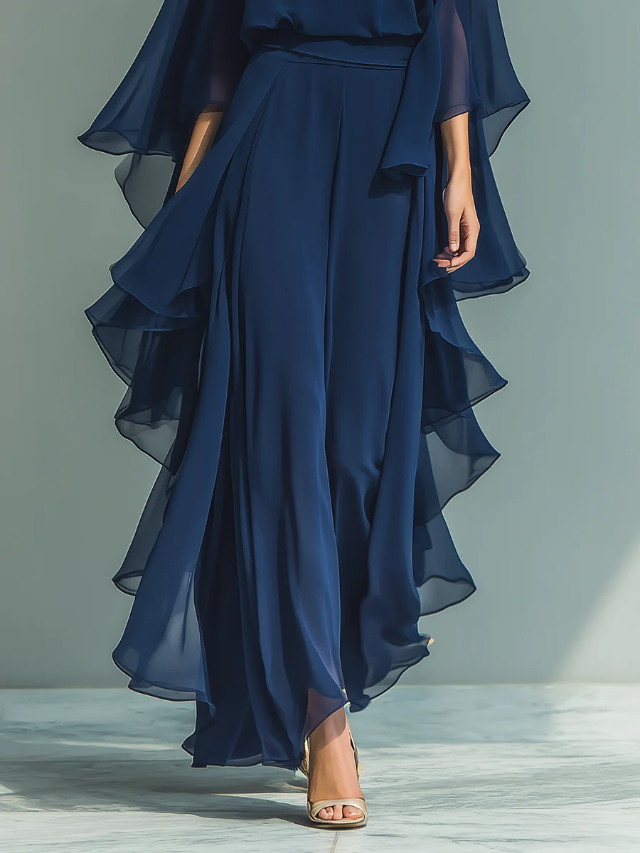 BEAUMONT NICE | ENSEMBLE DE DEUX PIÈCES EN CHIFFON POUR FEMMES