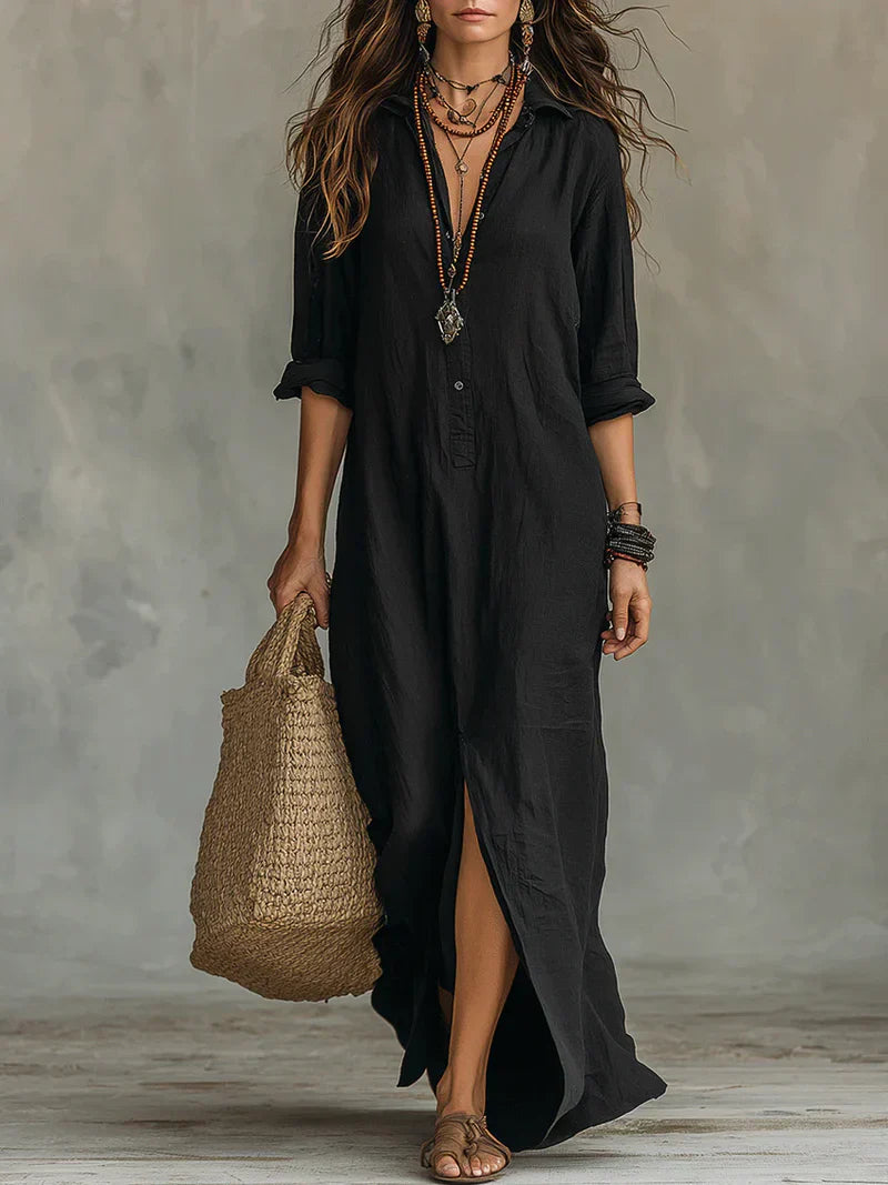 BEAUMONT NICE | ROBE MAXI CHIC FLUIDE POUR FEMMES
