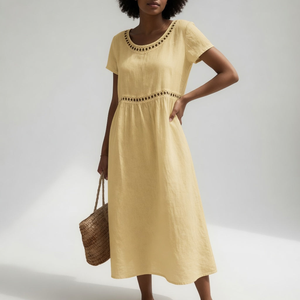 BEAUMONT NICE | ROBE MODERNE BRODÉE POUR FEMMES